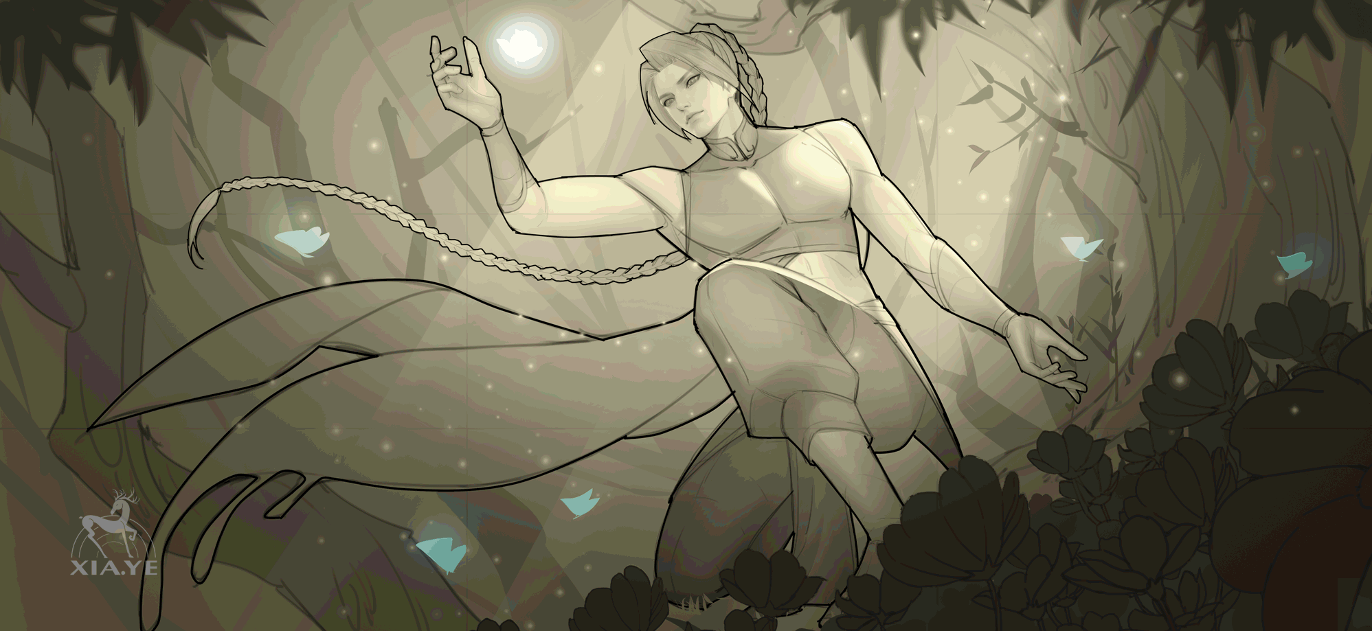 《Light 》系列插画