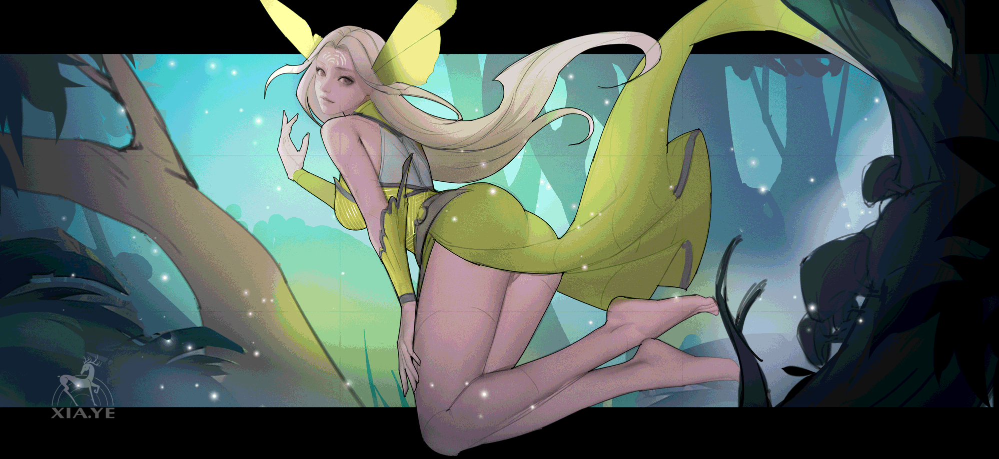 《Light 》系列插画（图ZMzgyMTk3NTUy） - 创作习作 - 站酷设计师画画的夏夜原创素材 - 站酷ZCOOL