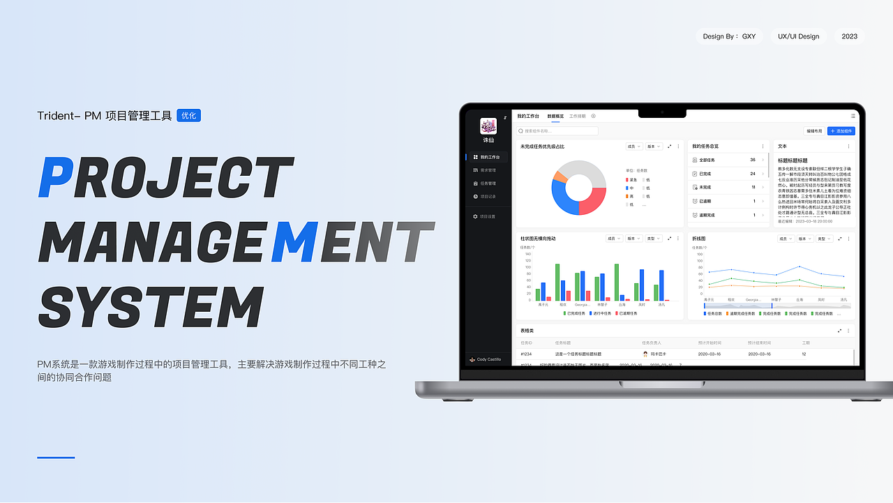 PM项目管理工具-游戏公司