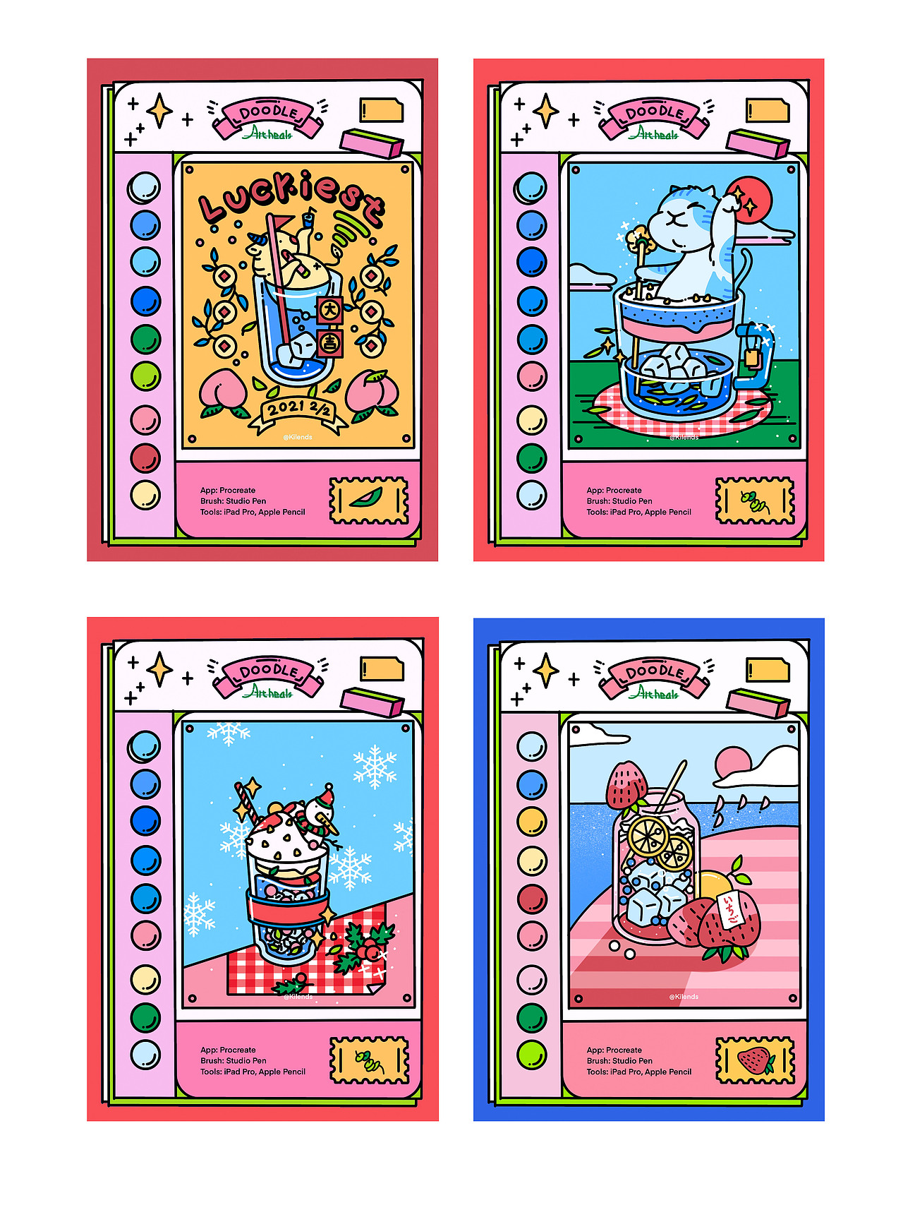 POP ART | 让人心动的小物件（第二弹）（图ZMzgyMjAzMDcy） - 新锐潮流插画 - 站酷设计师Kilends原创素材 - 站酷ZCOOL