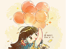 橘子糖果？橘子气球？