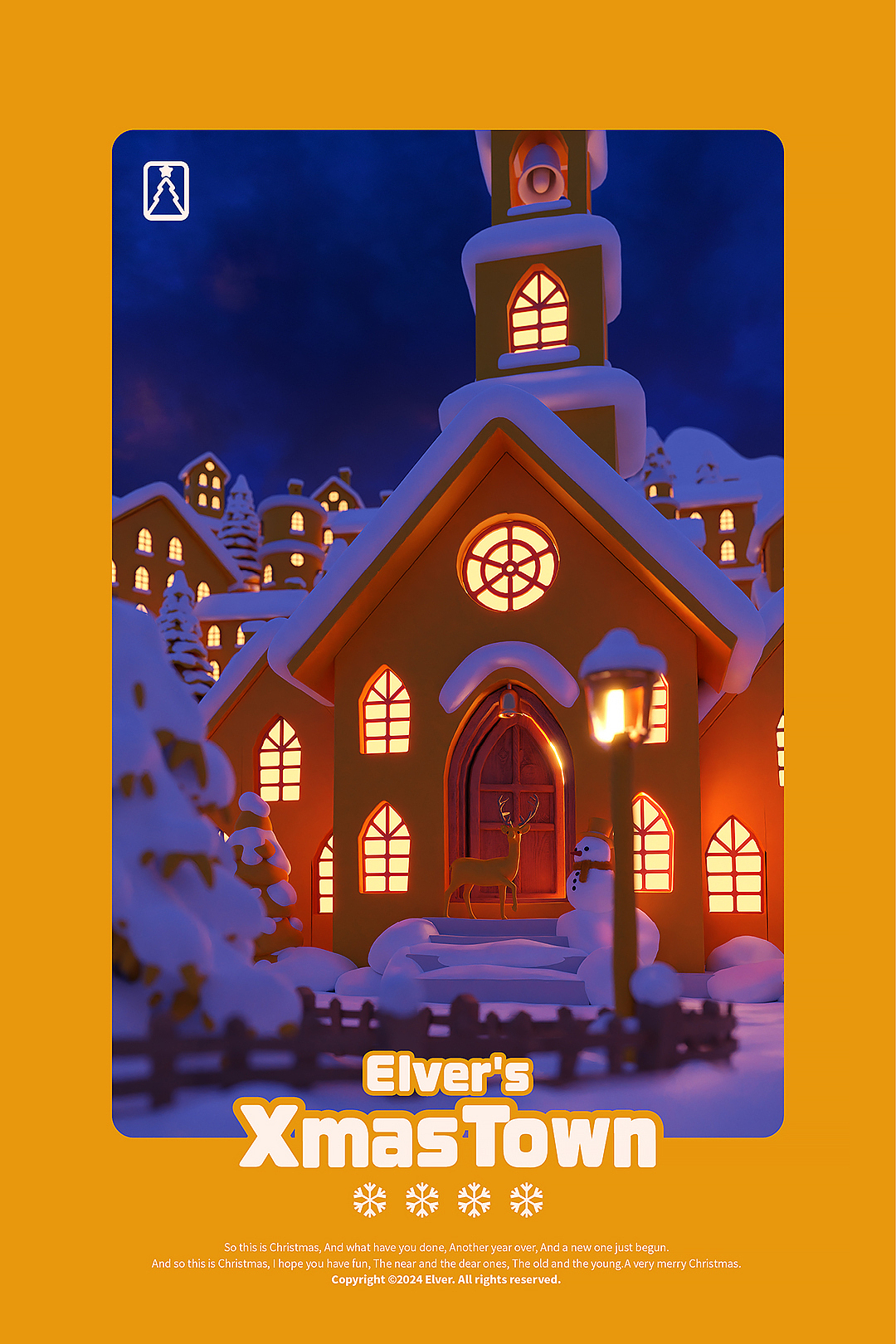 [Blender]梦见Christmas Town🎄☃️🦌（图ZMzgyMjA2Nzg4） - 创作习作 - 站酷设计师Aaron_Elver原创素材 - 站酷ZCOOL