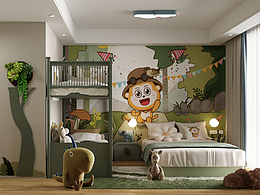 亲子酒店 | 森林主题亲子房