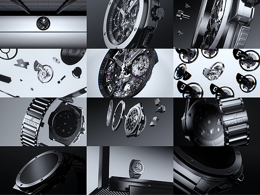 C4D动态学员广志-暗调手表动态临摹