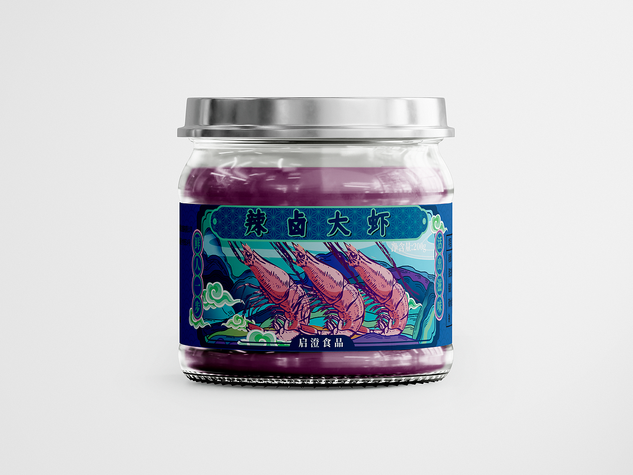 海鲜酱料包装设计
