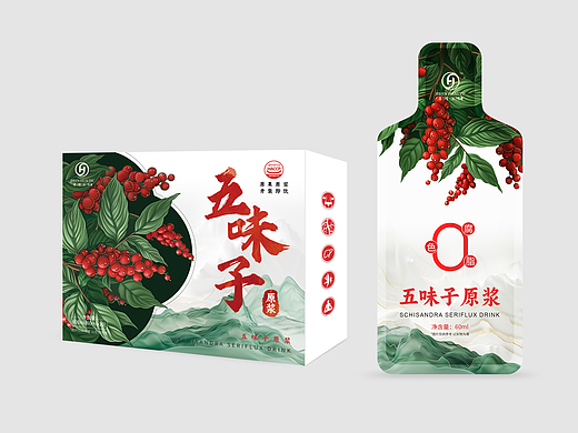 五味子原浆包装设计