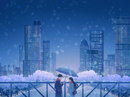 初雪好像是上天落下的惊喜