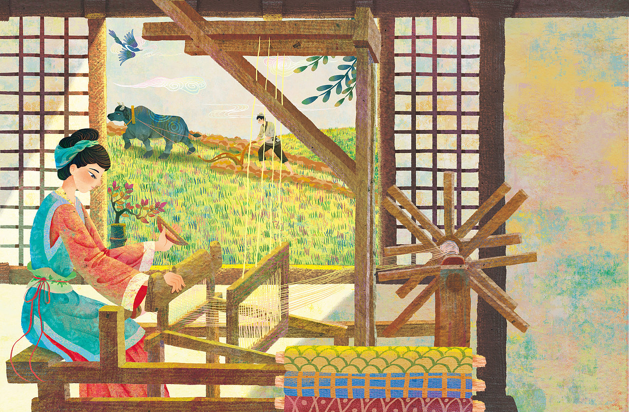 已出版《牛郎织女》绘本