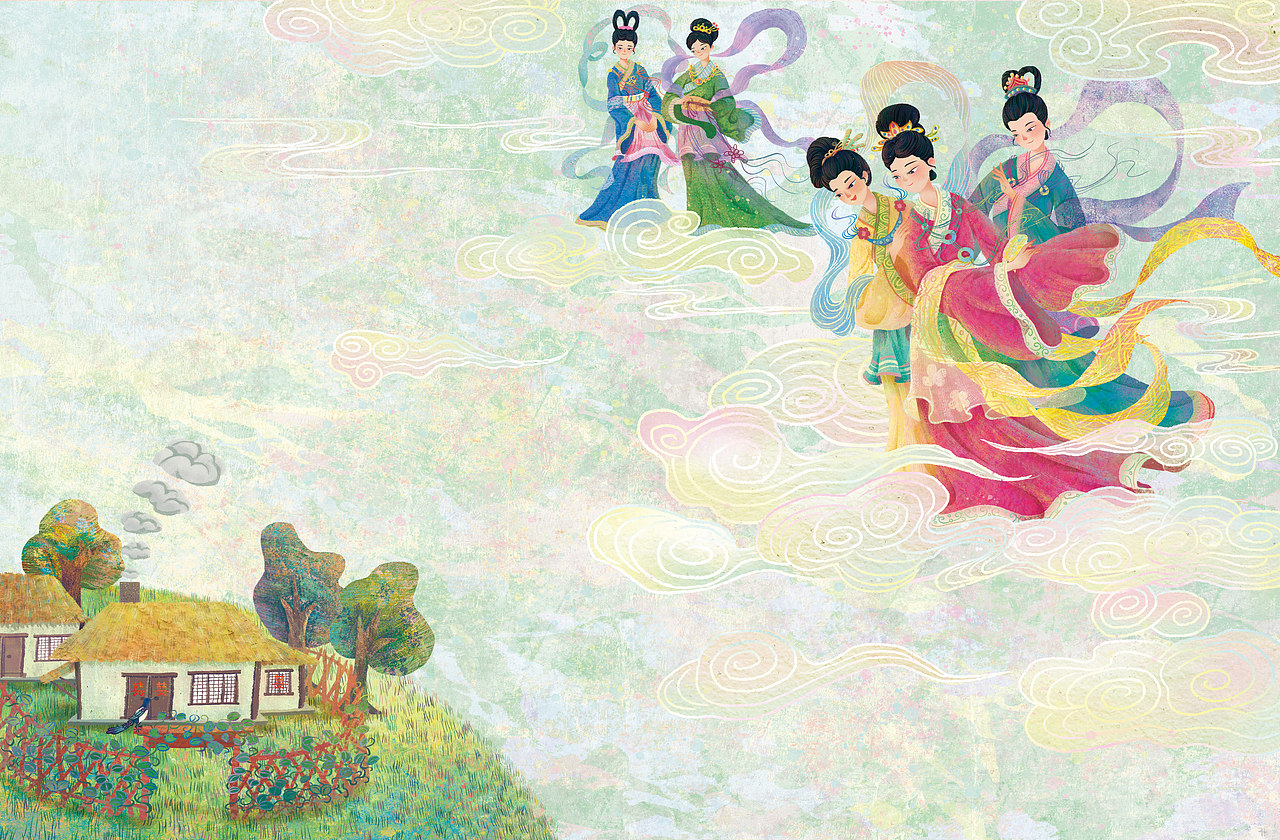 已出版《牛郎织女》绘本