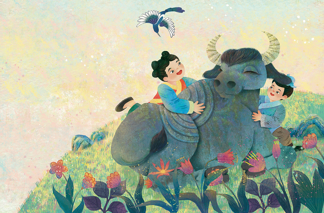 已出版《牛郎织女》绘本