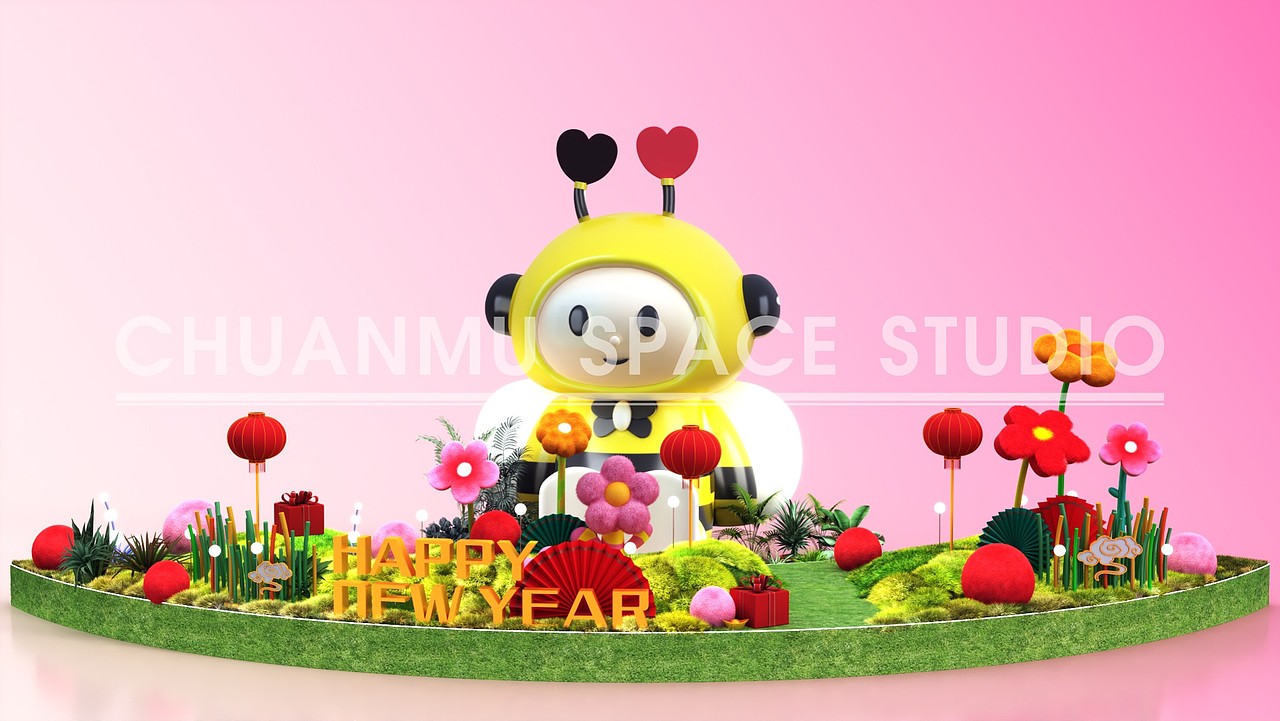 圣誕毛絨美陳（圖ZMzgyMjMzNTY4） - 展陳設(shè)計 - 站酷設(shè)計師90后小凱原創(chuàng)素材 - 站酷ZCOOL