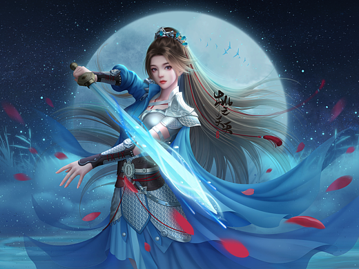 姬如雪（个人主页-ZNzA5OTQyMzY=） - 商业插画 - 站酷设计师桃之夭夭myz原创素材 - 站酷ZCOOL