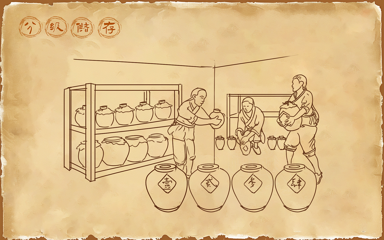 （9）博物馆-高沟酒-酿酒流程手绘-创意图（图ZMzgyMjM0NzQ0） - 商业插画 - 站酷设计师陈泽旭原创素材 - 站酷ZCOOL