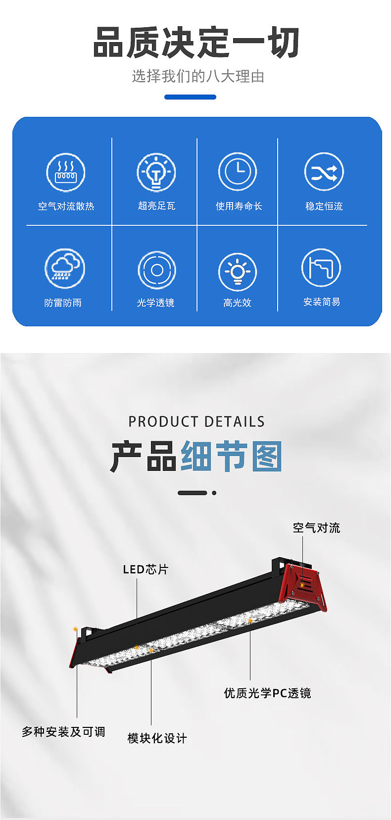 LED线条工矿灯详情页