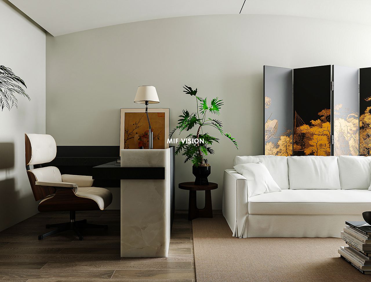 深化渲染-现代家装