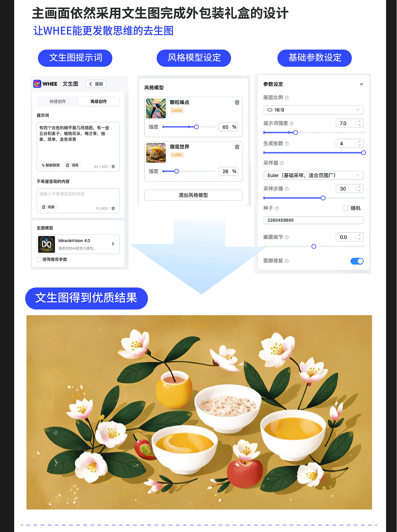 WHEE丨没错我用AIGC做了一套插画包装(图ZMzgyMjQxMTg4) - AI作品 - 站酷设计师弗西西丁原创素材 - 站酷ZCOOL