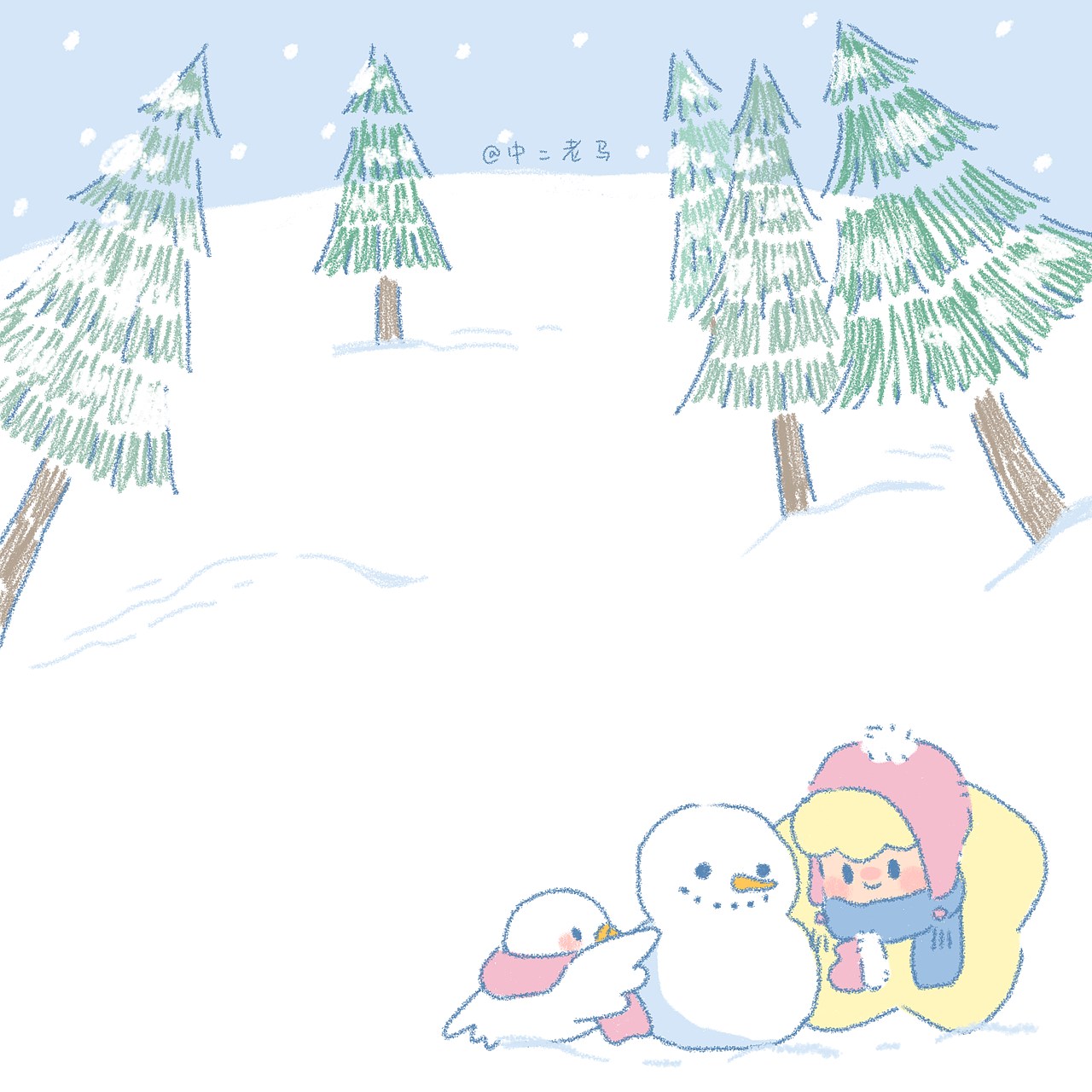 个人文创品牌【微光小羊】冬日便签本