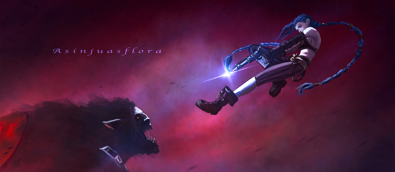 英雄联盟双城之战同人插画 厚涂练习