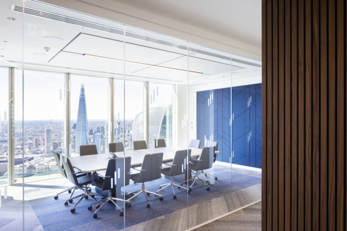 设计以框架标志性的伦敦天际线为中心 具有现代感和前瞻性