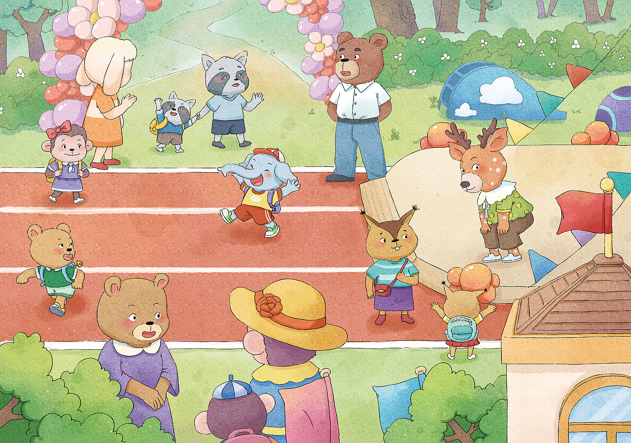 杂志插画（图ZMzgyMjY5NTky） - 儿童插画 - 站酷设计师木星插画工作室原创素材 - 站酷ZCOOL