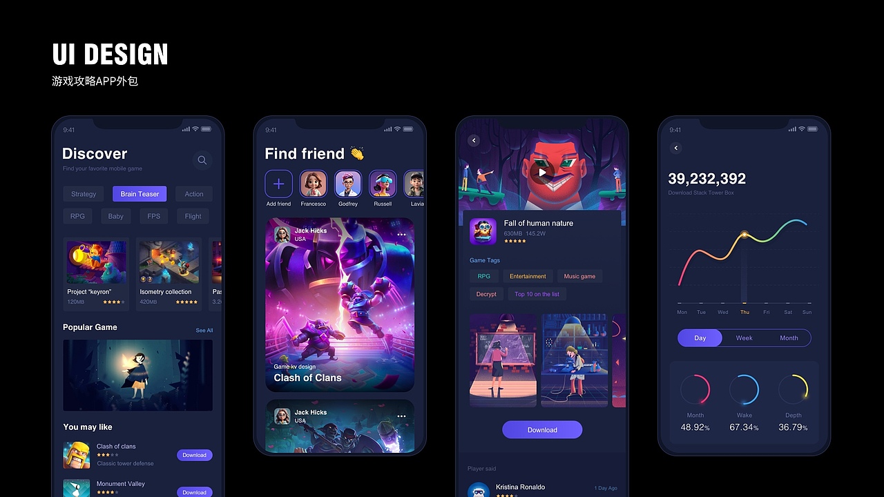 一波游戏和移动端UI加视觉作品（图ZMzgyMjc2Njcy） - 其他UI - 站酷设计师奔5的老设计原创素材 - 站酷ZCOOL