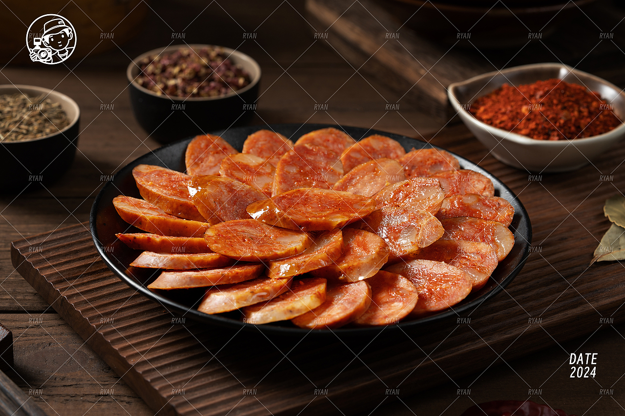 美食拍摄 | 四川麻辣香肠（图ZMzgyMjg4NDE2） - 美食摄影 - 站酷设计师锅盔灌凉粉原创素材 - 站酷ZCOOL