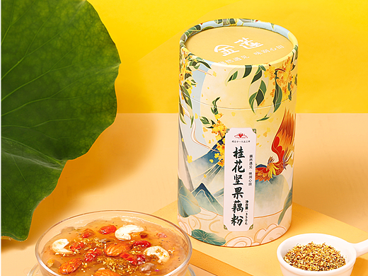 桂花坚果藕粉拍摄客片