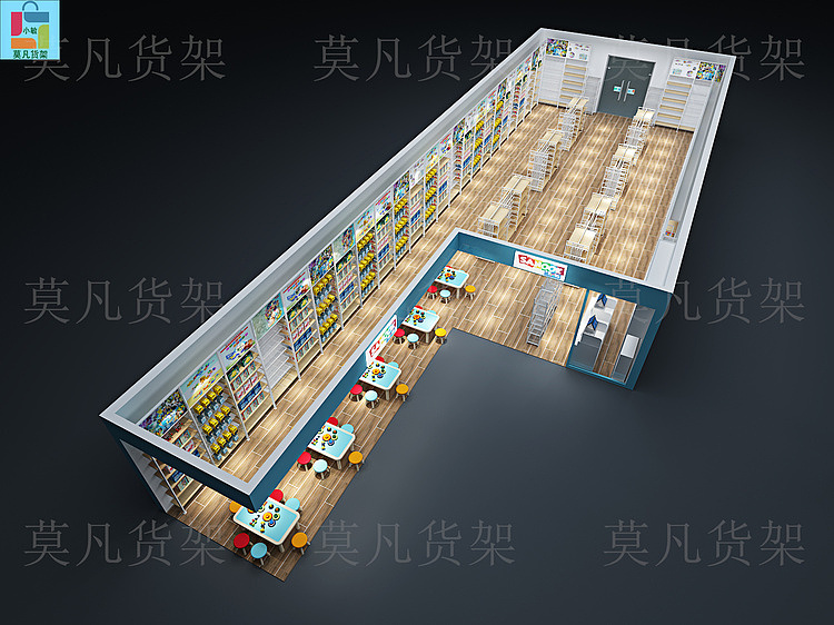 通辽新零售文创潮玩店道具-莫凡货架厂家供货