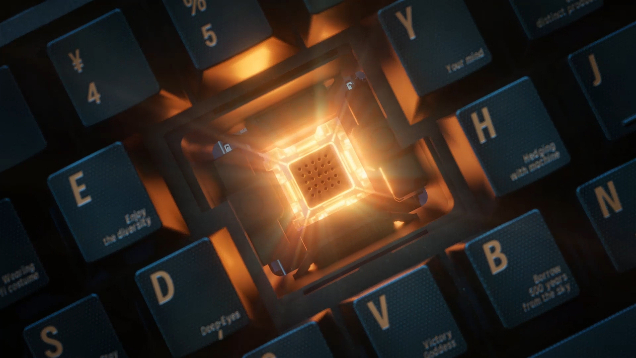 C4D动态学员三里- 瀚文键盘动态练习