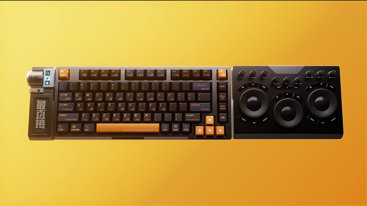 C4D动态学员三里- 瀚文键盘动态练习