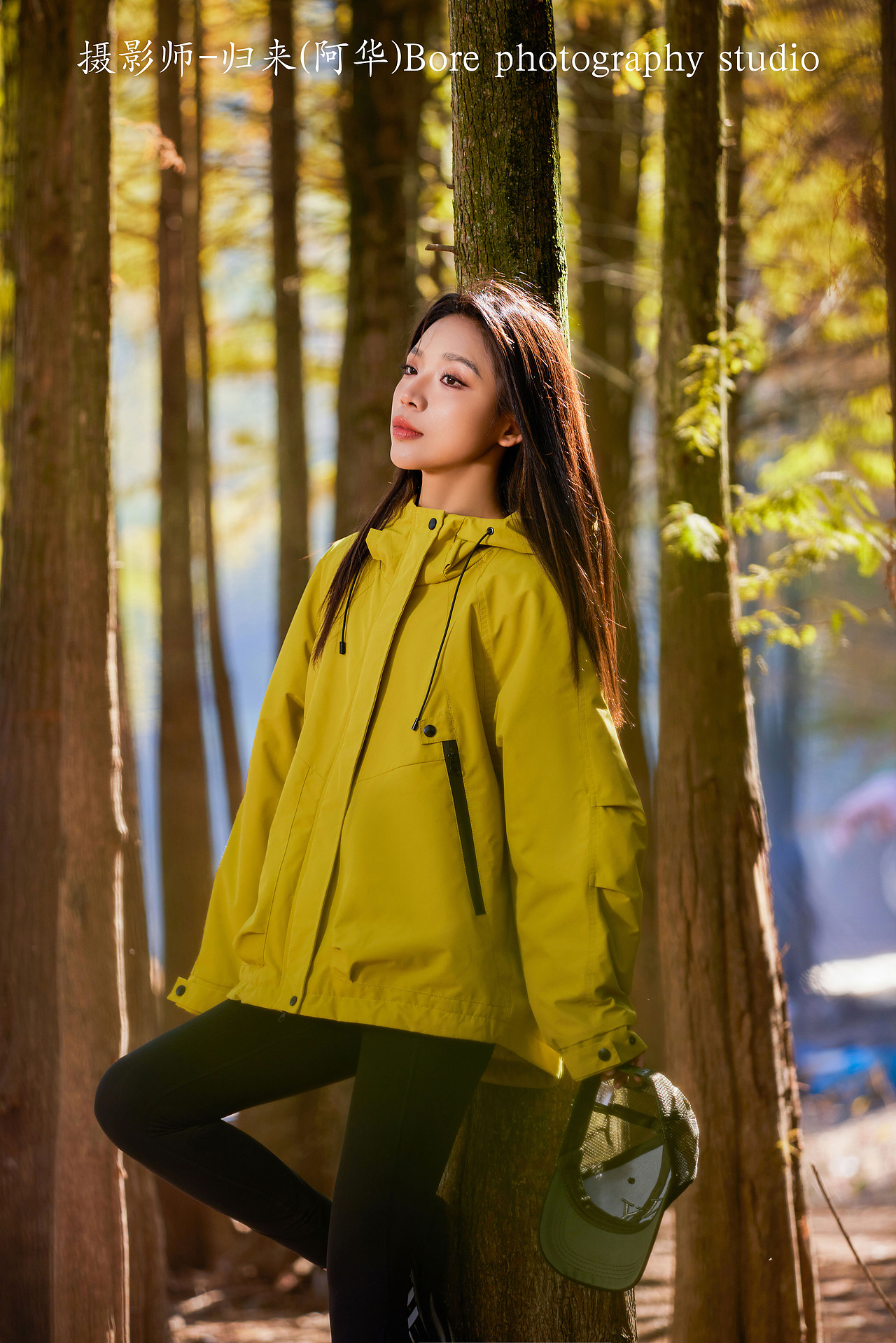 第一次给素人小白拍摄冲锋衣户外服装外景拍摄女模