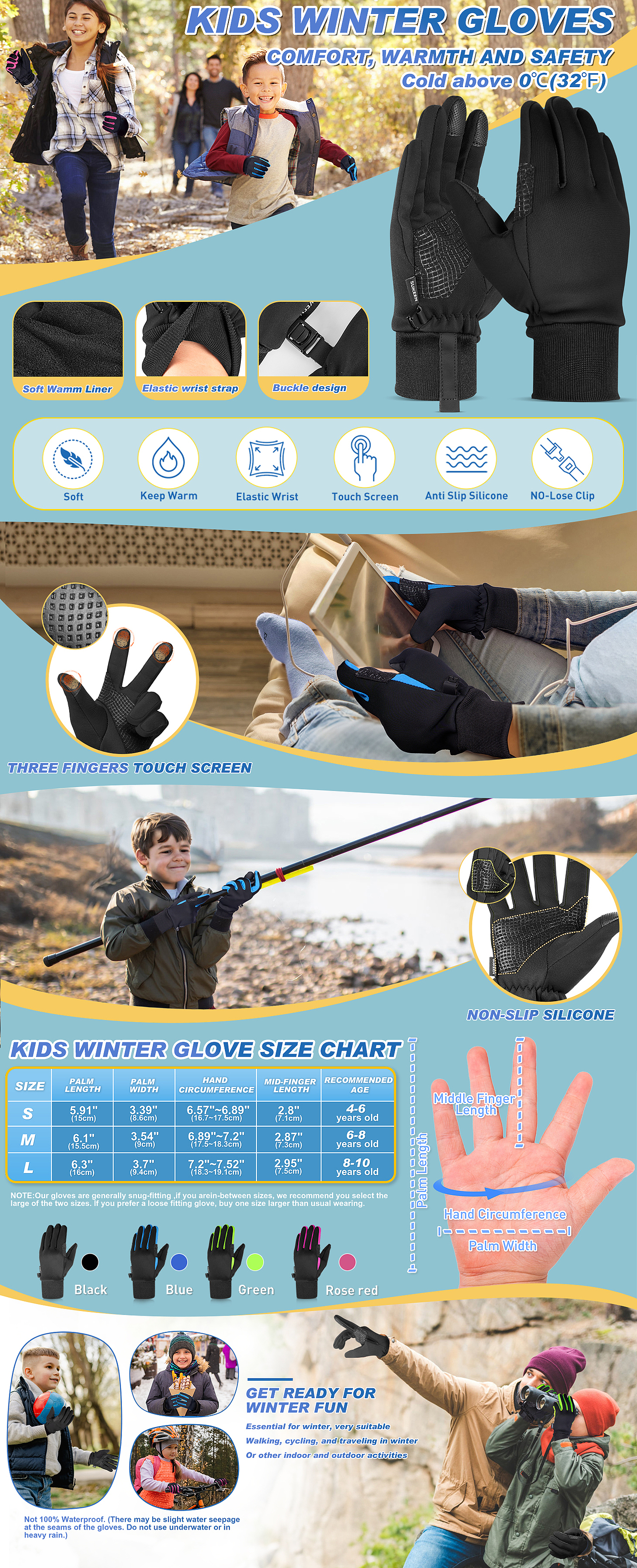 AIGC商业落地案例/亚马逊儿童手套图与高级A+设计（图ZMzgyMzIyMTIw） - 电商 - 站酷设计师喆视觉原创素材 - 站酷ZCOOL