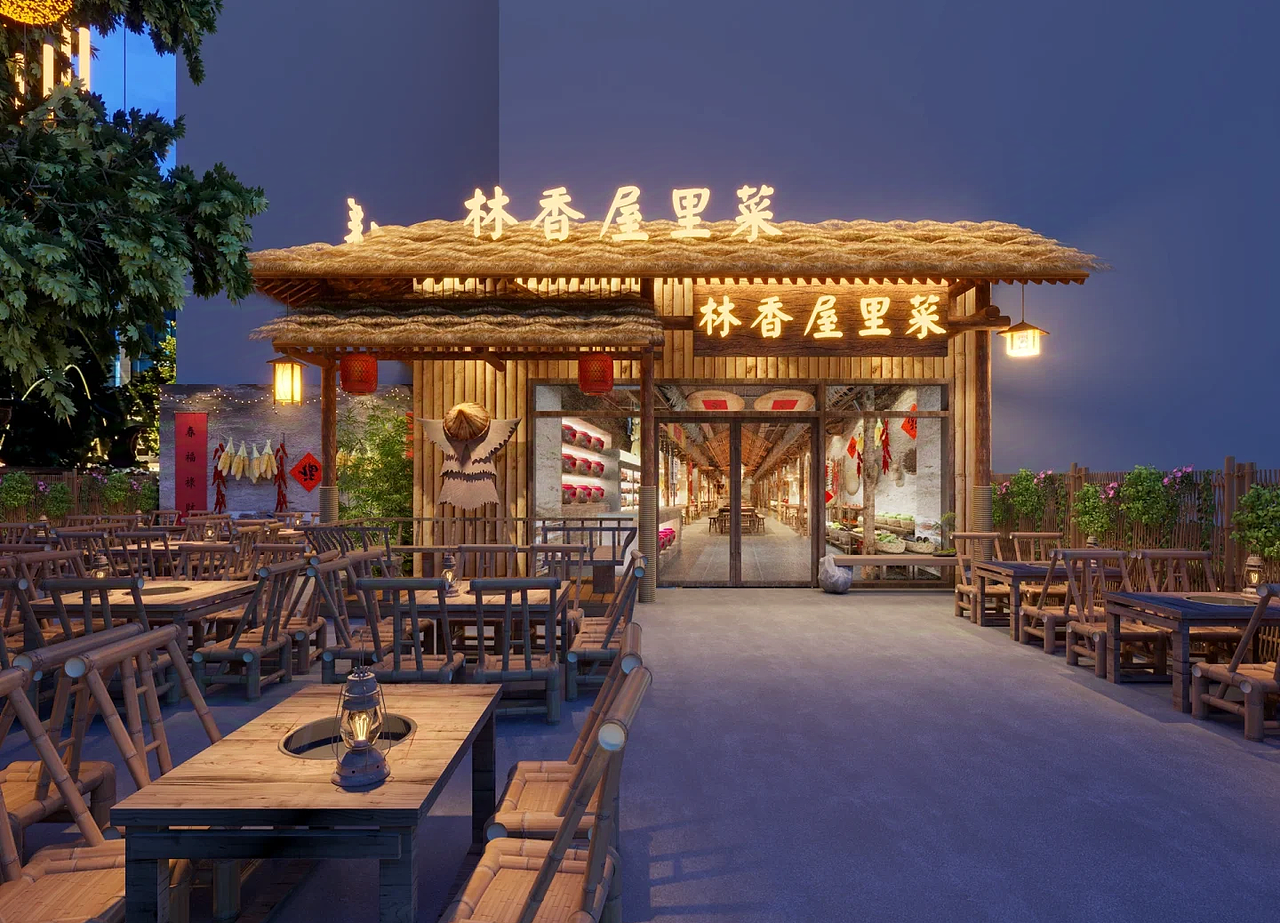 市井餐饮连锁店,招牌是道靓丽的风景线