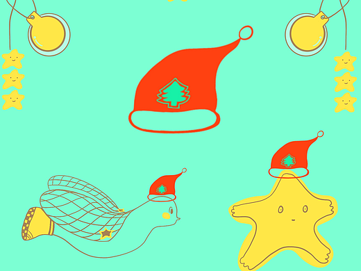 另类圣诞贴纸