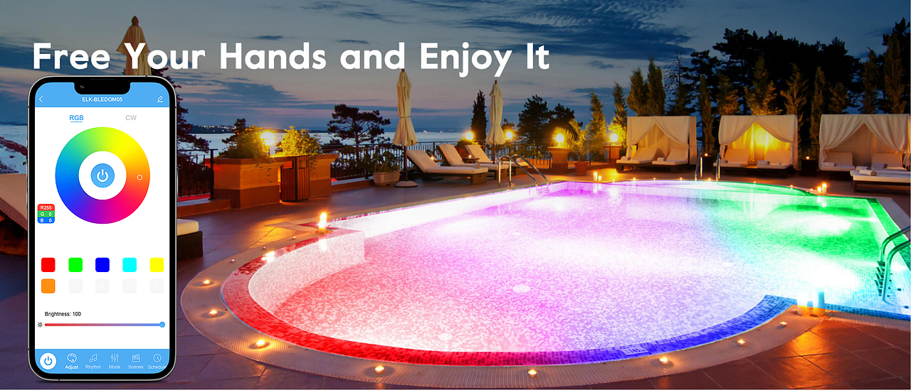 MOCMO HOME:八爪鱼蓝牙泳池灯