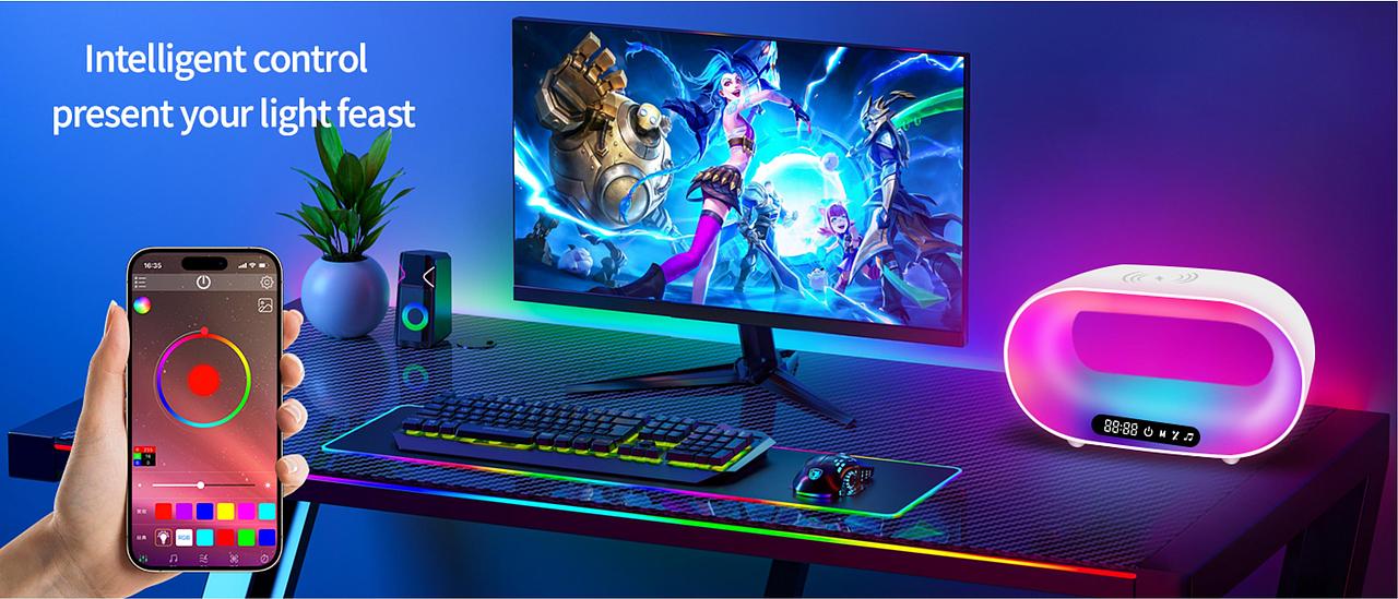 MOCMO HOME:无线充桌面氛围灯