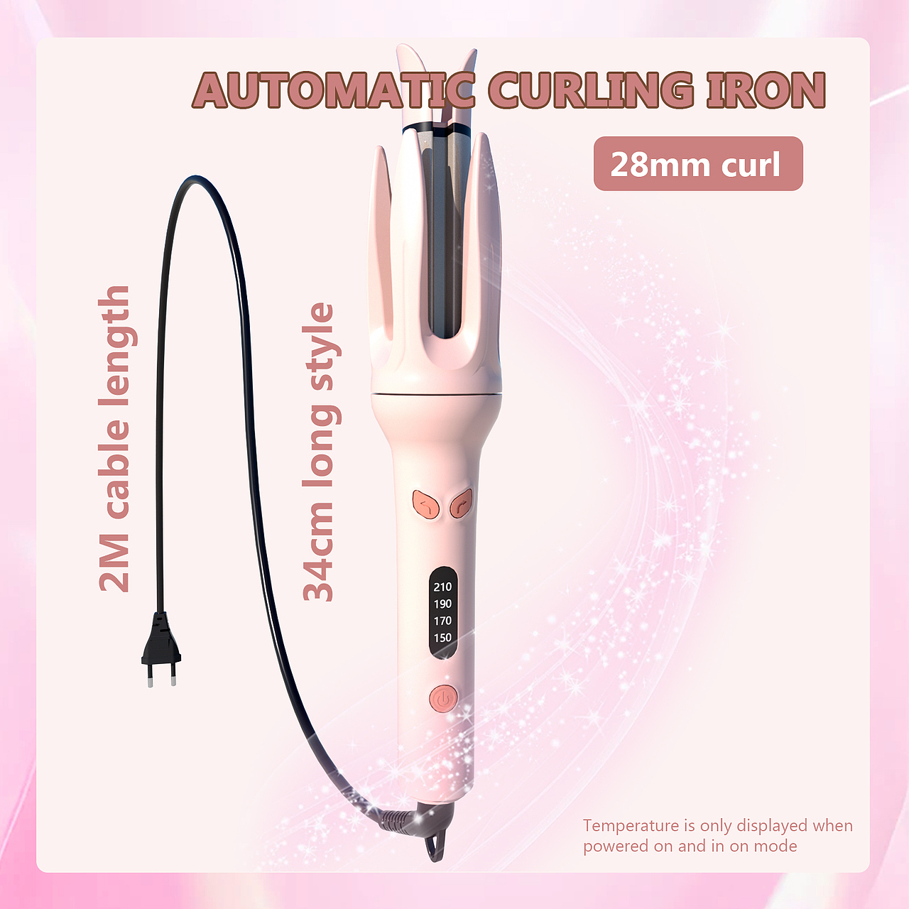 自动卷发器 OC渲染 亚马逊主图