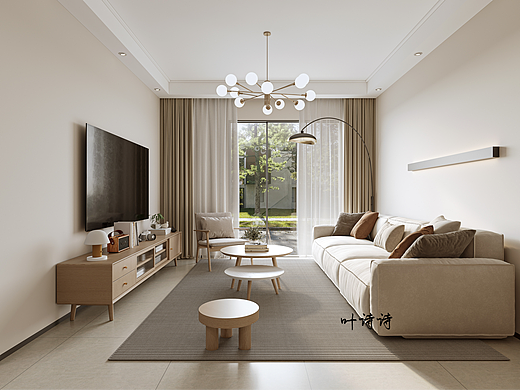 现代原木风设计，温馨治愈的氛围感