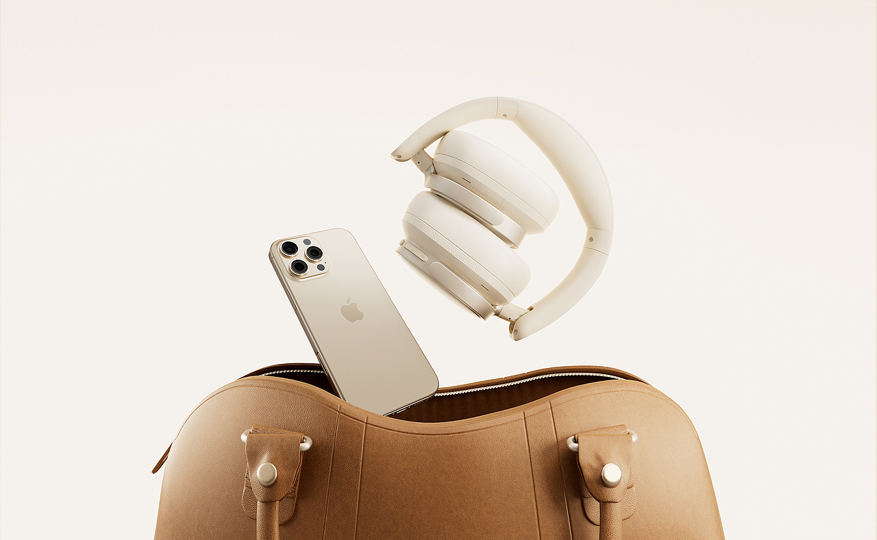 花再/Evo Space头戴式主动降噪耳机（图ZMzgyMzU1NDA0） - 电子产品 - 站酷设计师花再设计原创素材 - 站酷ZCOOL