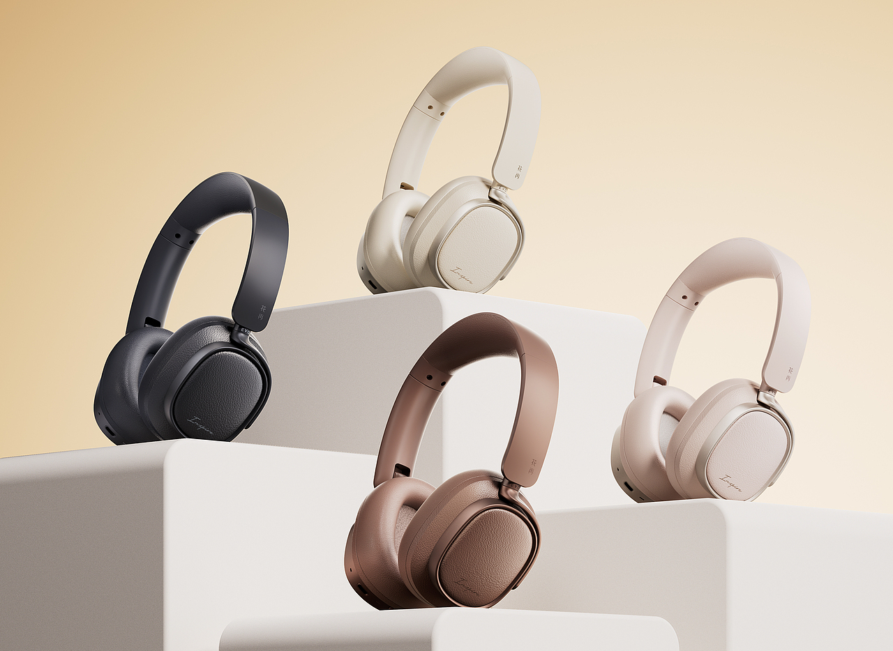 花再/Evo Space头戴式主动降噪耳机（图ZMzgyMzU1NDEy） - 电子产品 - 站酷设计师花再设计原创素材 - 站酷ZCOOL