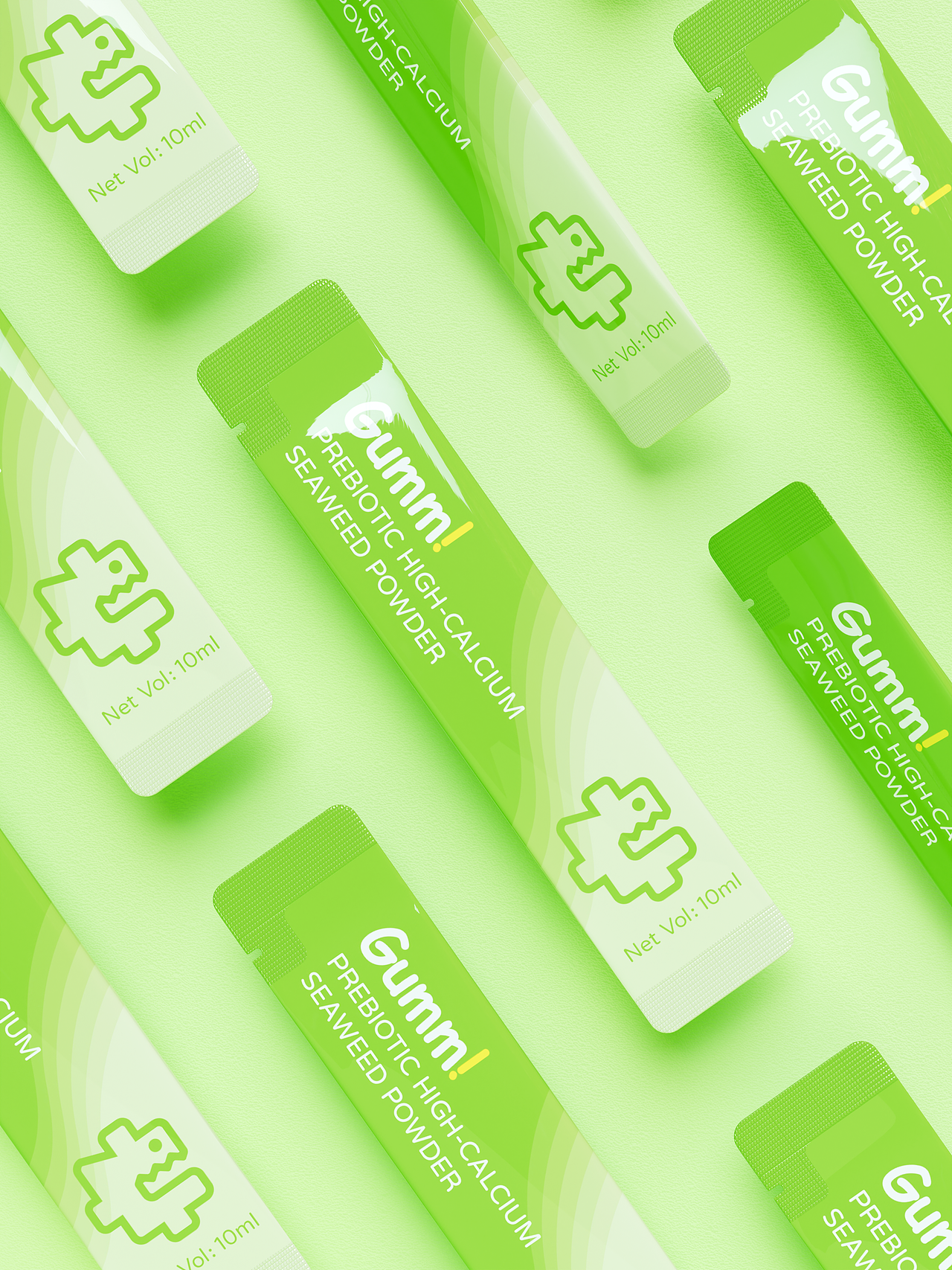 Gumm!儿童多彩系列功能性食品包装设计