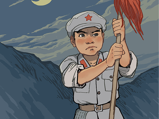 《小兵的桃树》插画（选）