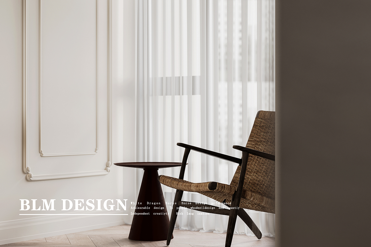 法式奶油风-白龙马效果图