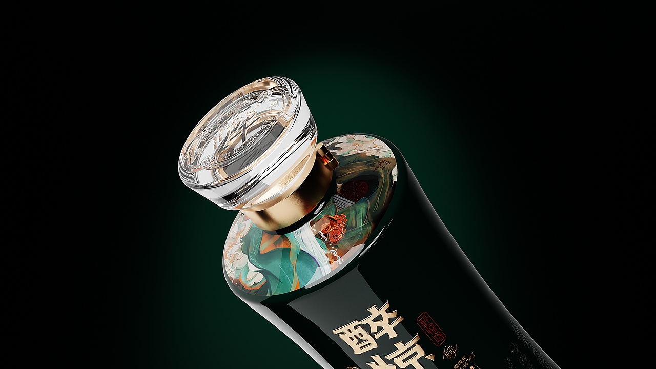 案例|醉惊鸿酒品牌全案设计/酒包装设计(图ZMzgyNDIzNDUy) - 包装 - 站酷设计师拾渡设计周启富原创素材 - 站酷ZCOOL