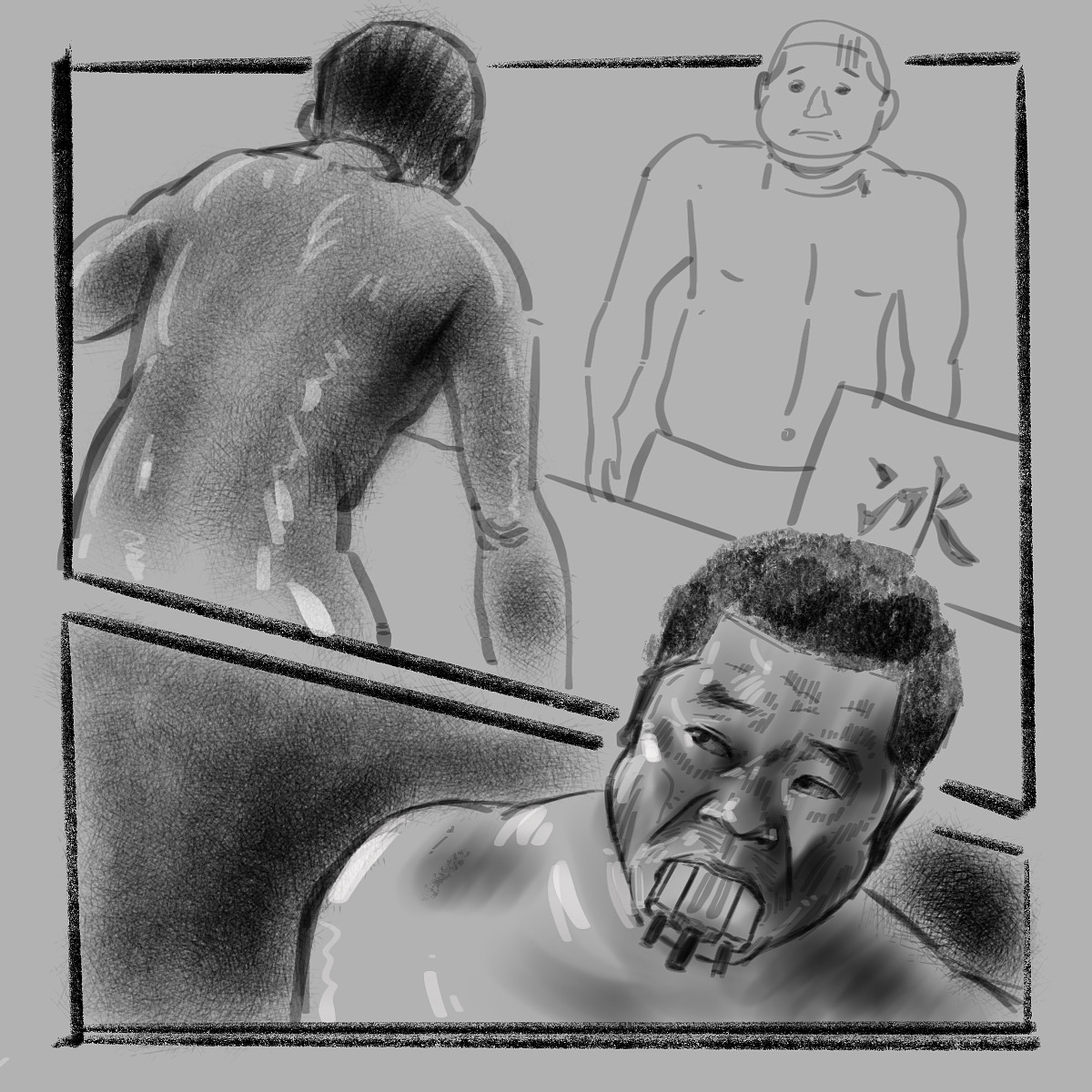 《似火流年》人物绘画