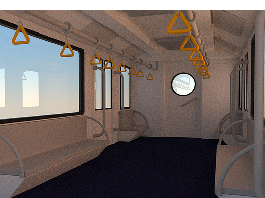 地铁列车多场景漫游