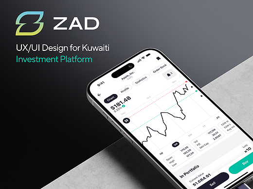 ZAD - UI/UX, Trading Mobile App