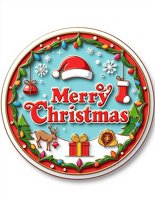 圣誕主題貼紙（圖ZMzgyNDQ1Mjk2） - 宣傳物料 - 站酷設(shè)計師茉血怡然原創(chuàng)素材 - 站酷ZCOOL