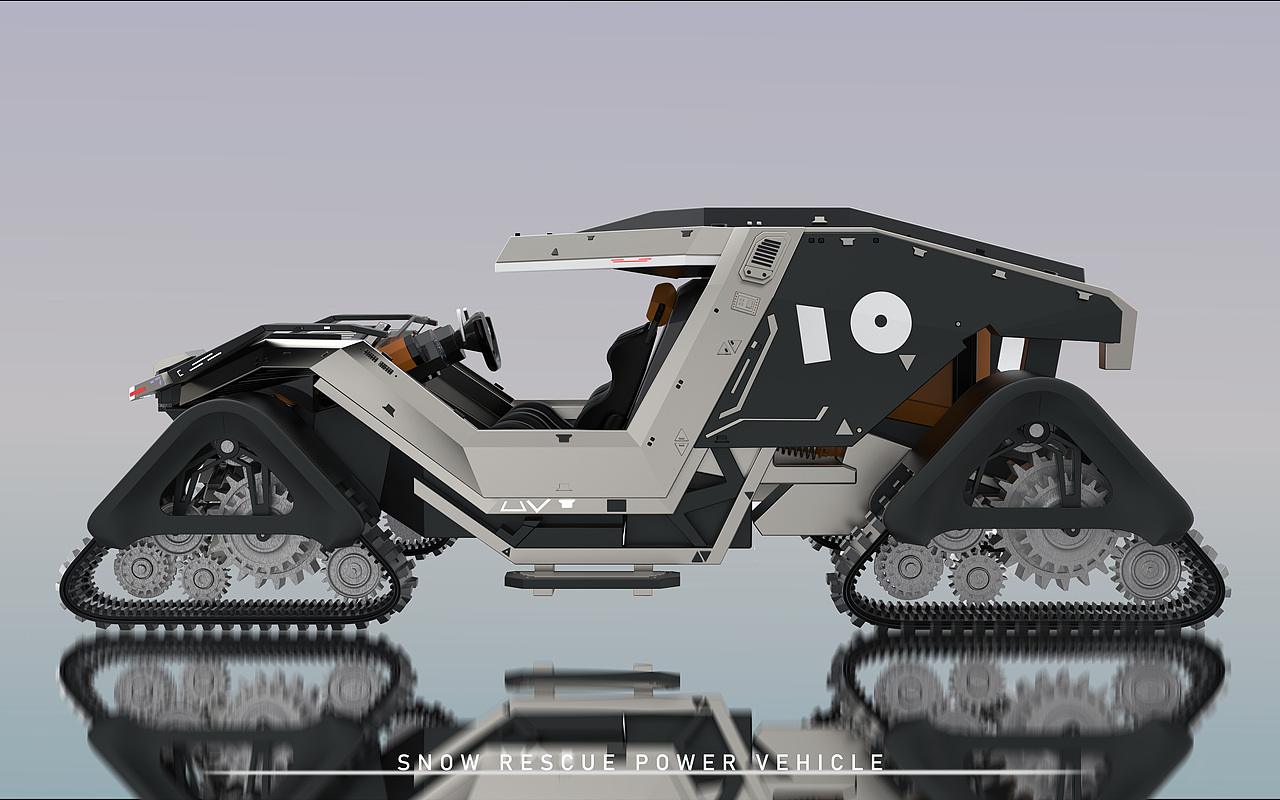 Snow rescue power vehicle / 雪地救援发电车（图ZMzgyNDUwMDI0） - 交通工具 - 站酷设计师幻界行者原创素材 - 站酷ZCOOL