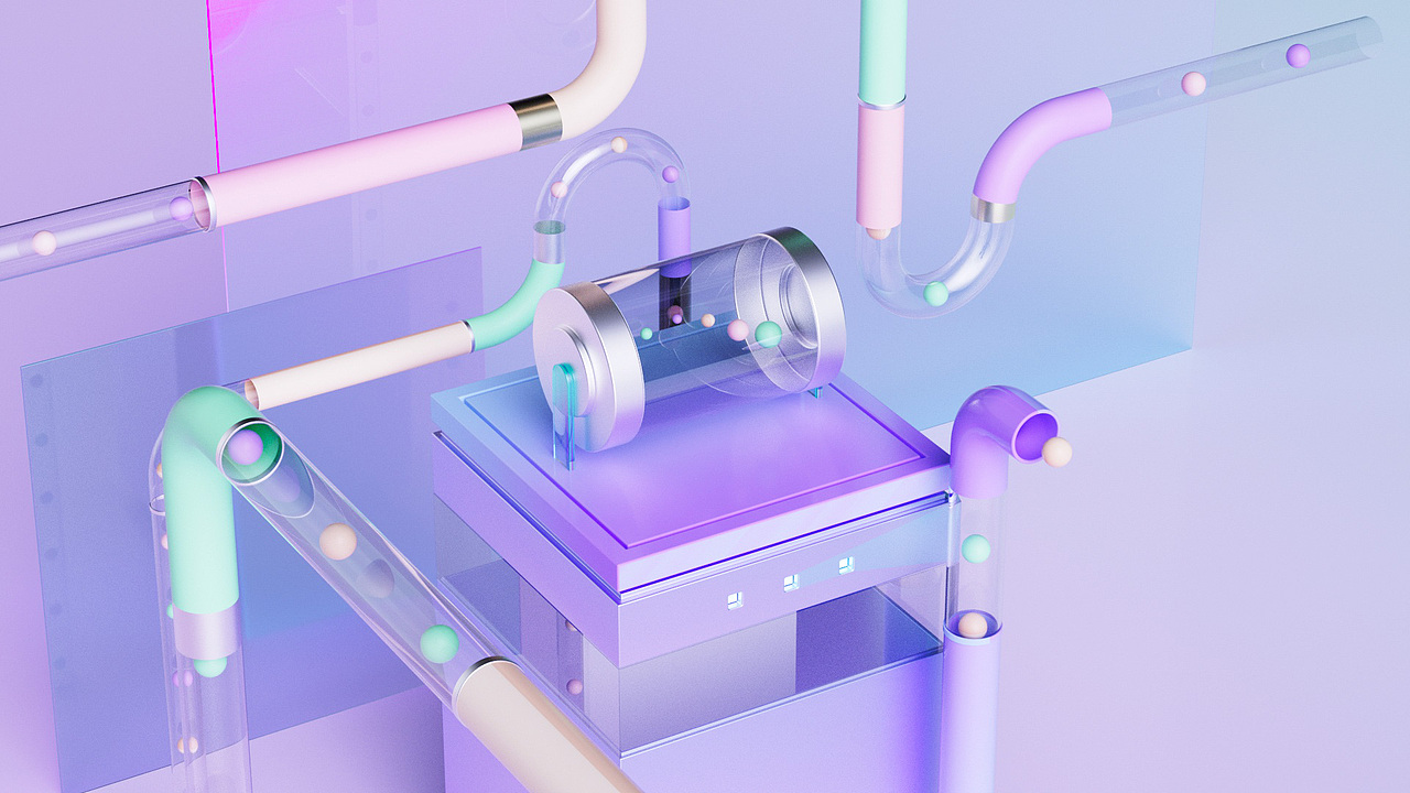 运动图形小球动画 | Microsoft_微软风 | C4D动态短片